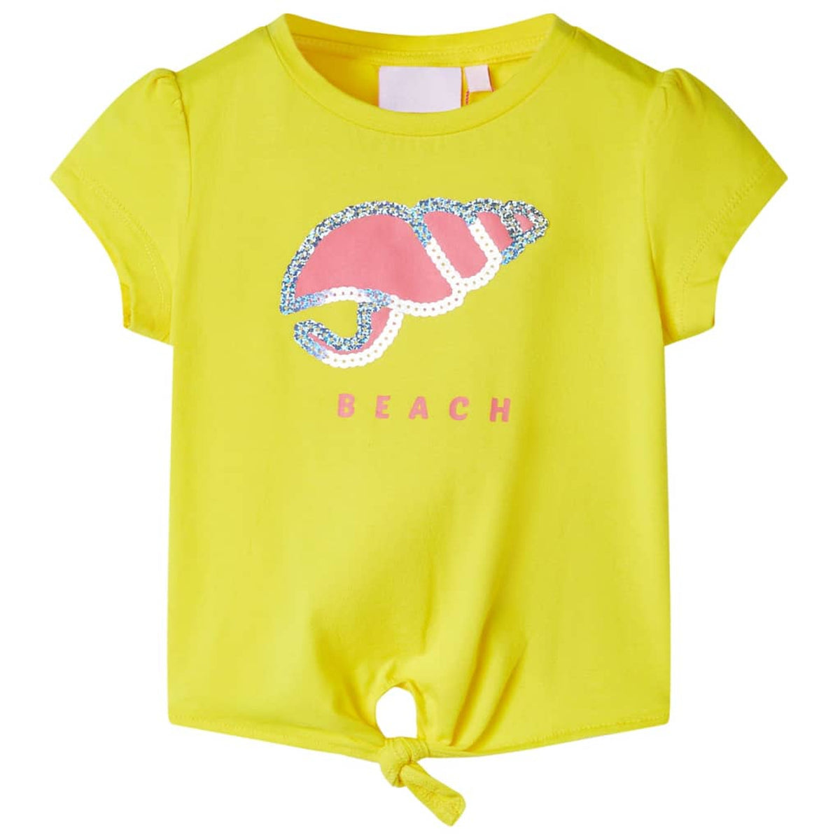 Kids T-Shirt Cotton Yellow 116 Children's Top Kids Clothing Kids Wear Kids'