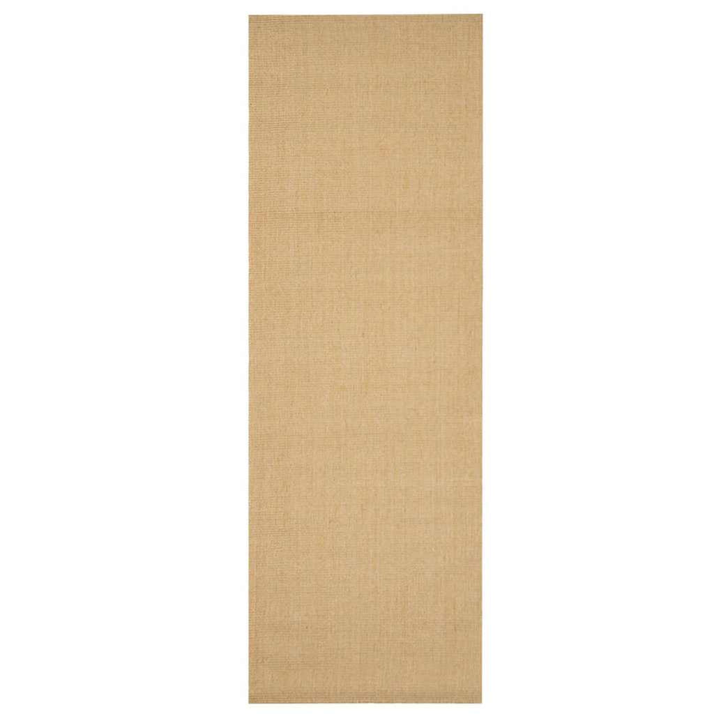 Rug Sisal Natural 200 x 66 cm Floor Mat Home Decor Floor Covering Rugs 200x66cm