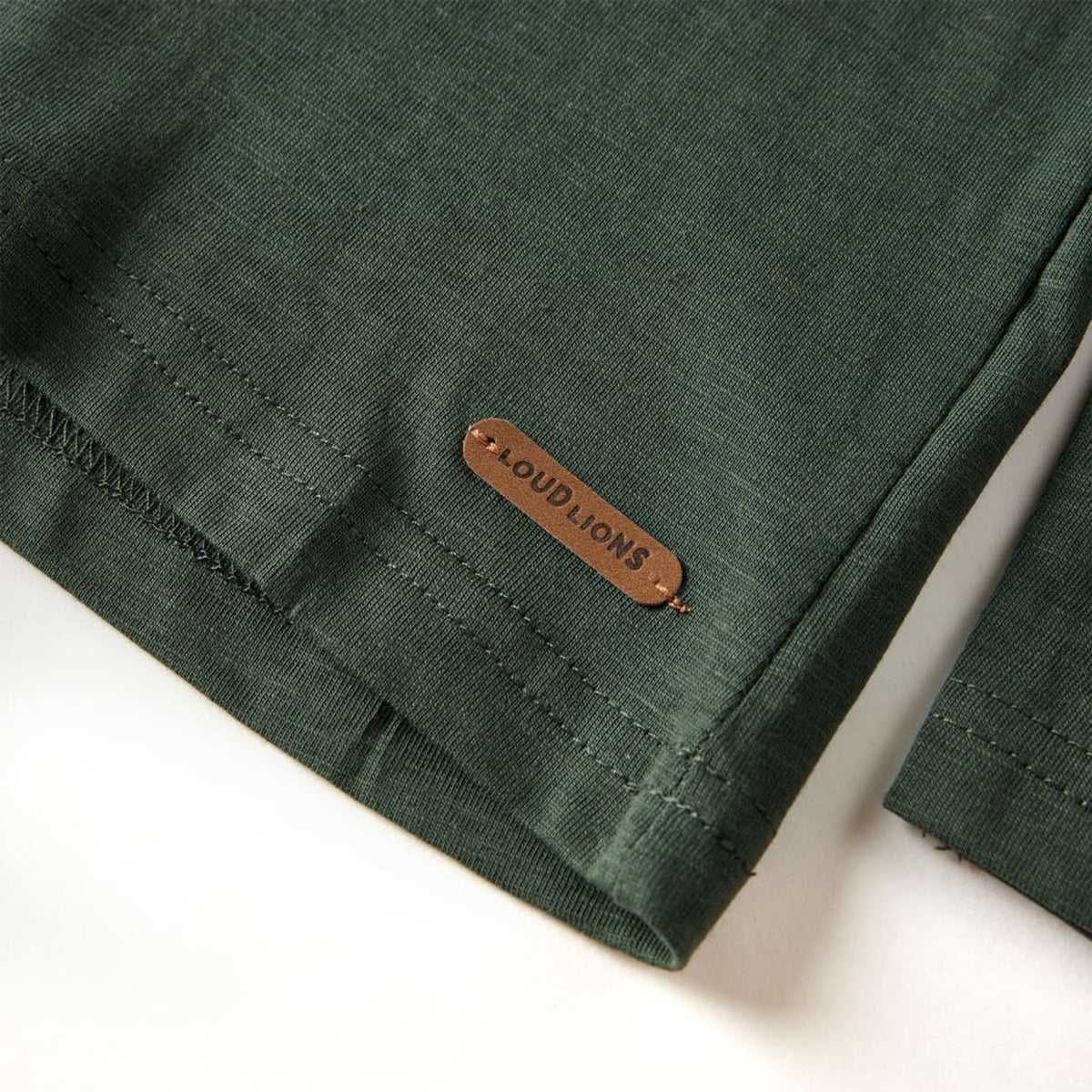 Kids T-Shirt Cotton Dark Green 92 Children's Top Kids Clothing Kids Variant 4