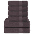 Towel Cotton Anthracite 140 x 70 cm Bathroom Bath Linen Home Bath Towels 6
