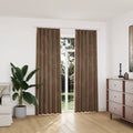 Blackout Curtain Velvet Beige 140 x 225 cm Window Dressing Home Variant 2