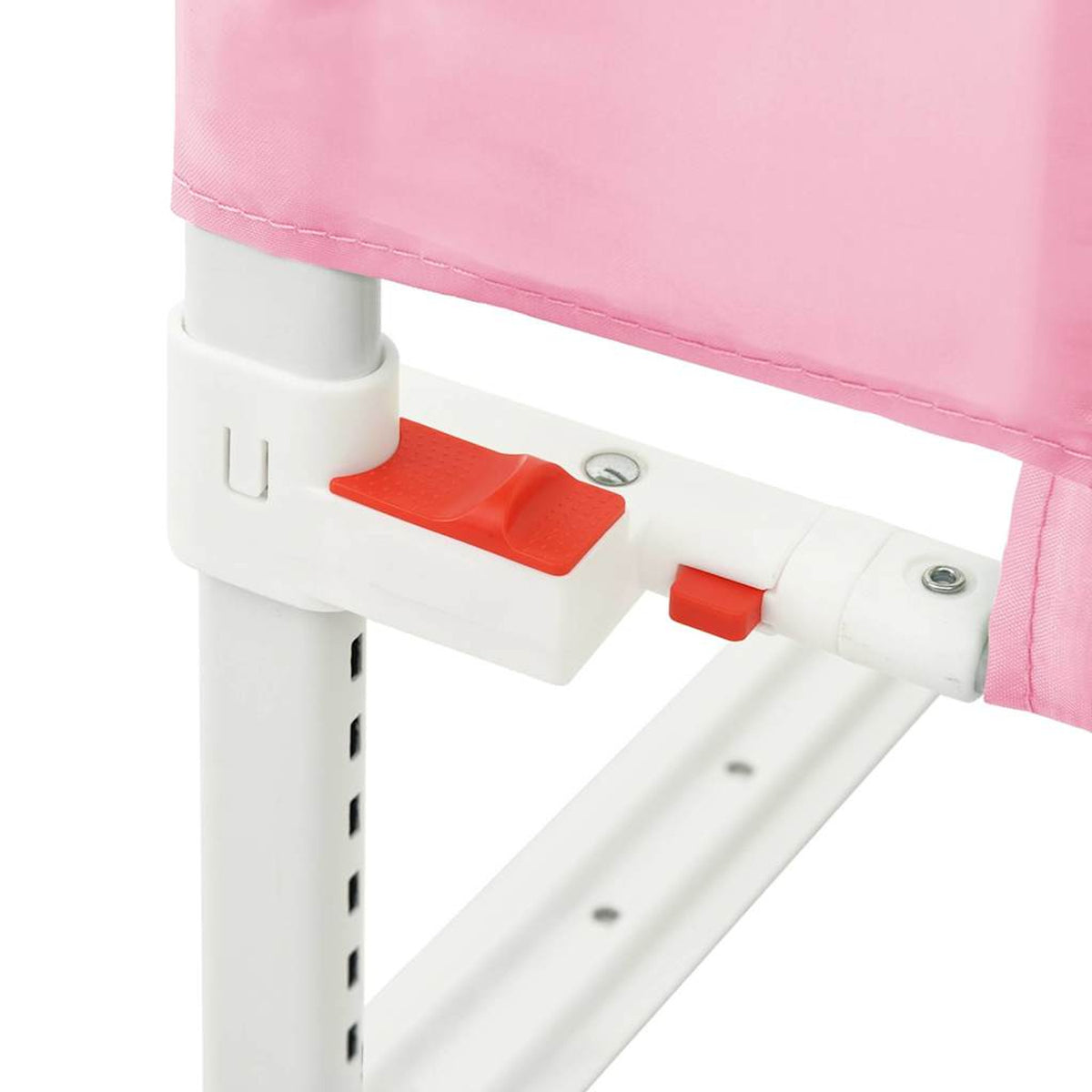 Toddler Safety Bed Rail Fabric (100% Polyester) Pink 150 x 25 x 95 cm Bedguard