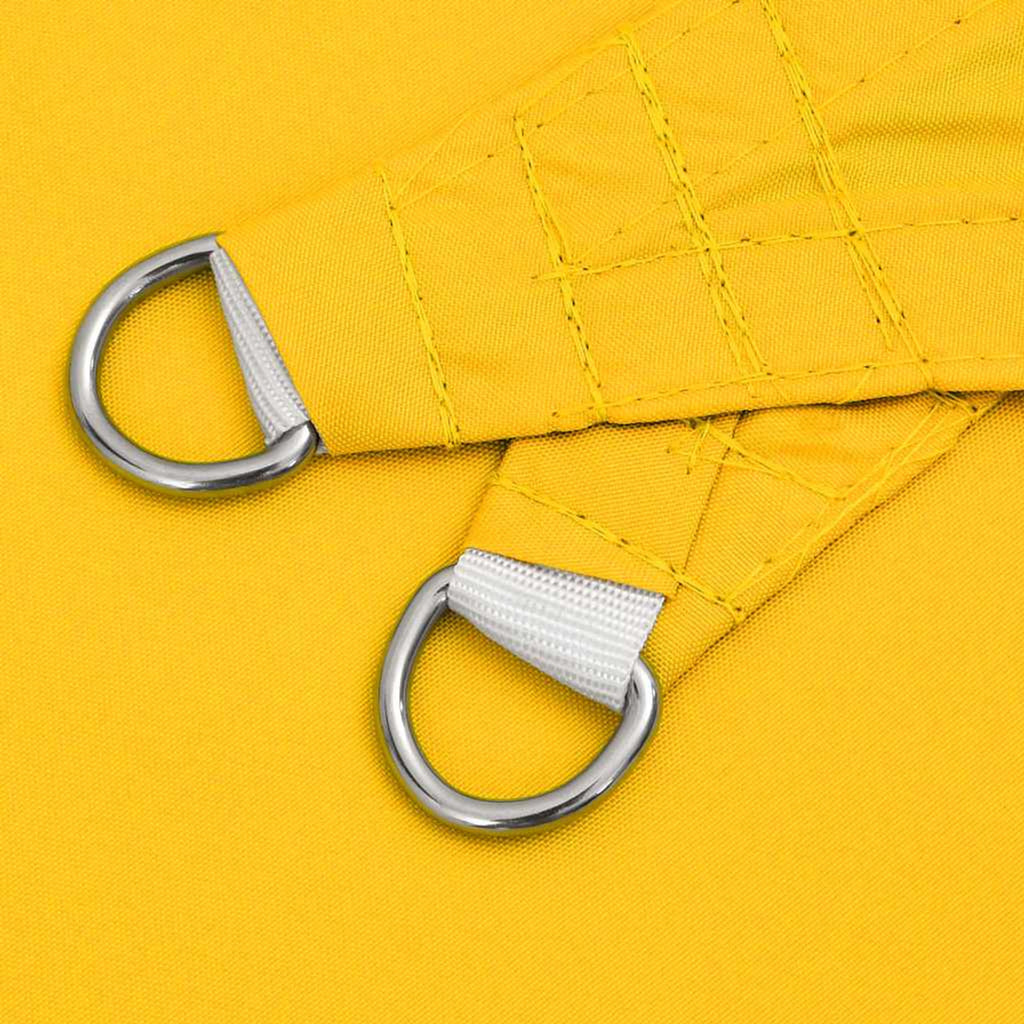 Sunshade Sail Oxford Fabric Yellow Water Resistant UV Resistant 300 x 400 cm