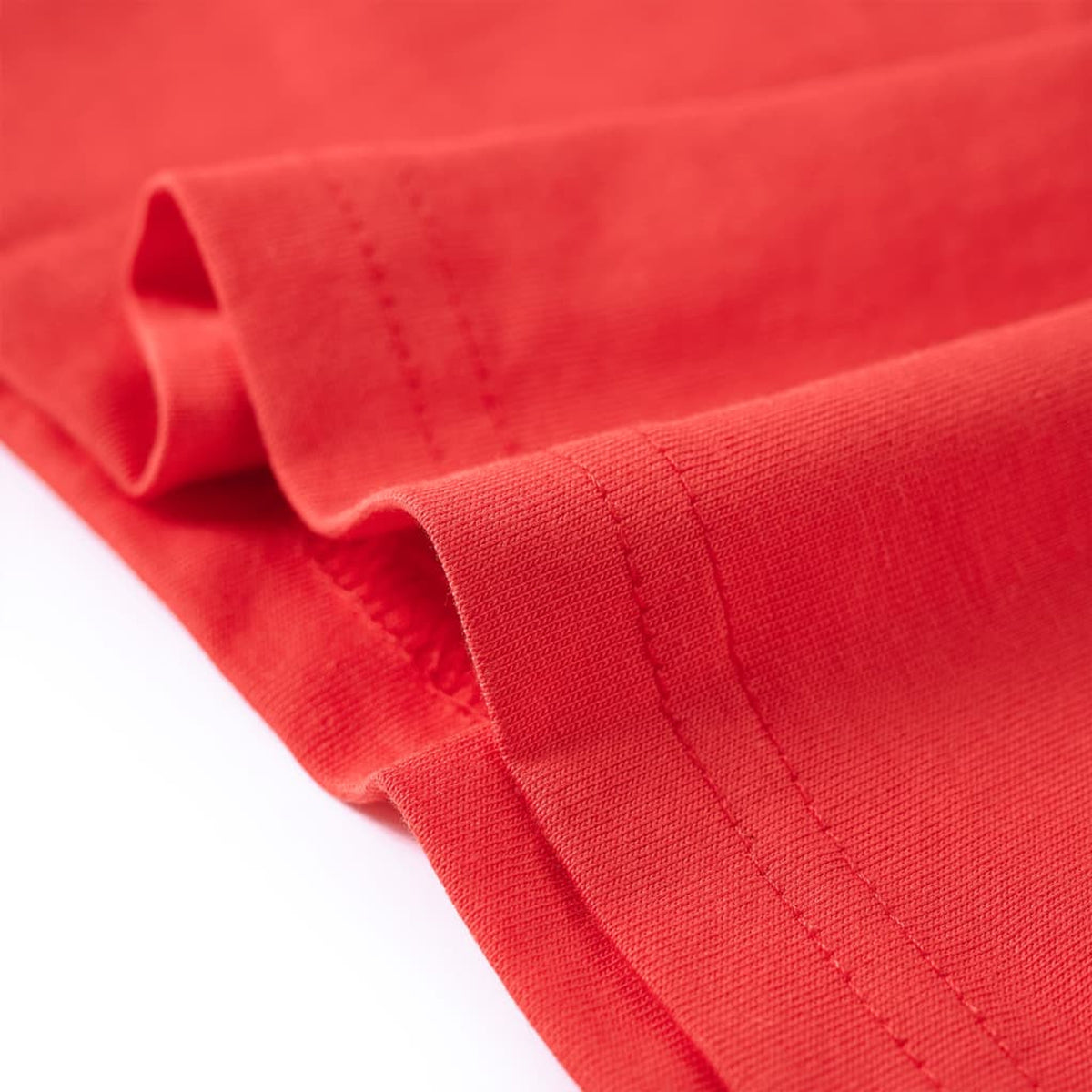 Kids T-Shirt Cotton Red 128 Children's Top Kids Clothing Kids Wear Kids' Tops