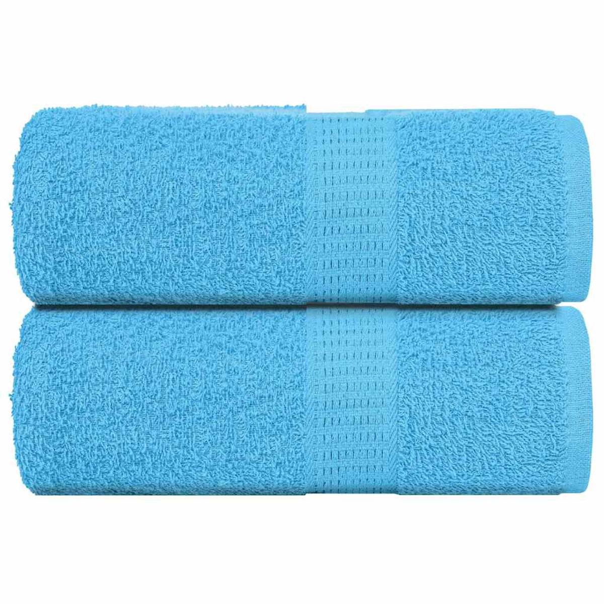 Towel Cotton Turquoise 50 x 30 cm Bathroom Bath Linen Home Towels 2 pcs Guest