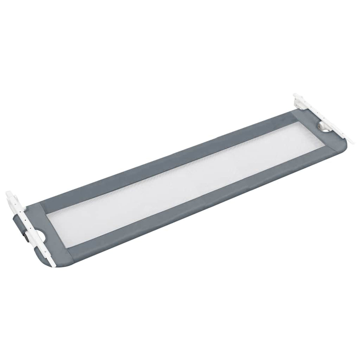 Toddler Safety Bed Rail Polyester Grey 180 x 40.5 x 42 cm Child Bed Guard 5x42cm