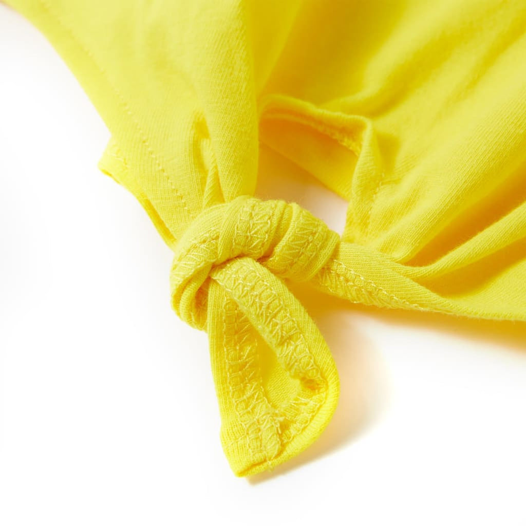 Kids T-Shirt Cotton Yellow 116 Children's Top Kids Clothing Kids Wear Kids'