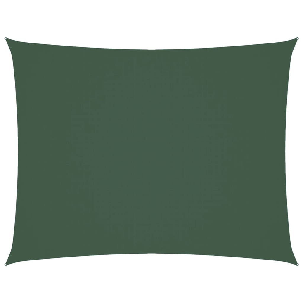 Sunshade Sail Oxford Fabric Dark Green Water Resistant UV Resistant 200 x 300