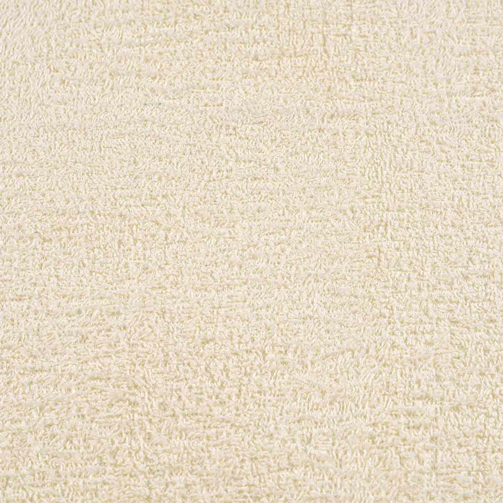 Towel Cotton Cream 200 x 100 cm Bathroom Bath Linen Home Towels 2 pcs FROGN