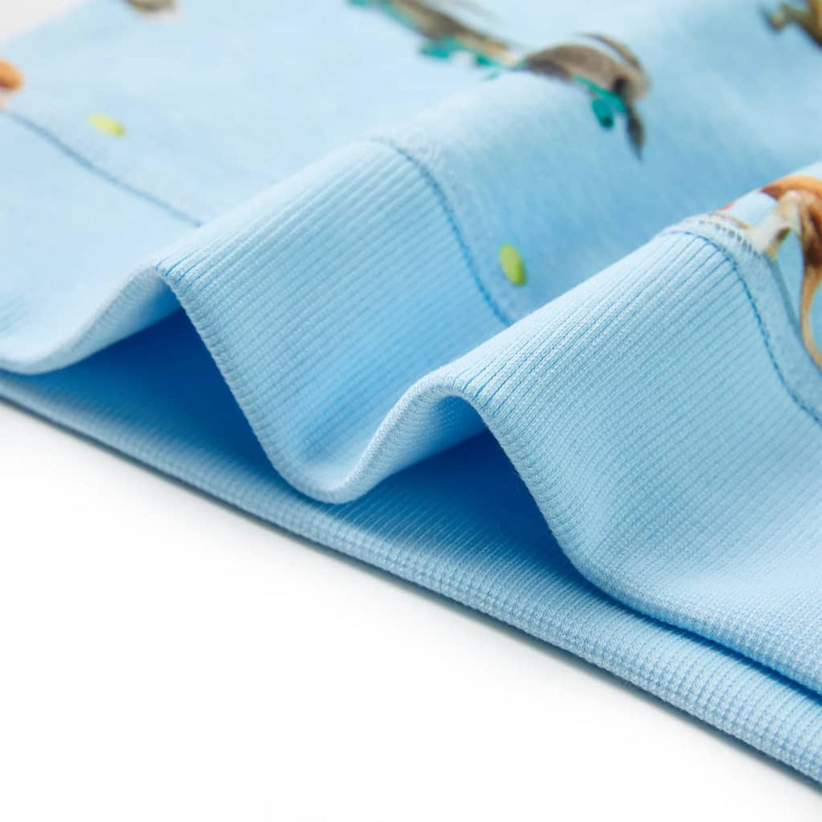 Sweatshirt Cotton Light Blue Melange 140 Kids Clothing Children's Top Kids