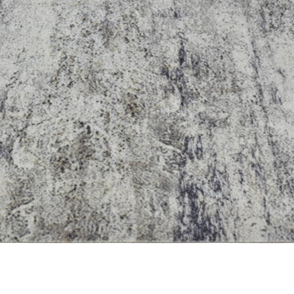 Rug Velvet (100% Polyamide) Grey 180 x 60 x 0.5 cm Floor Mat Home Variant 4
