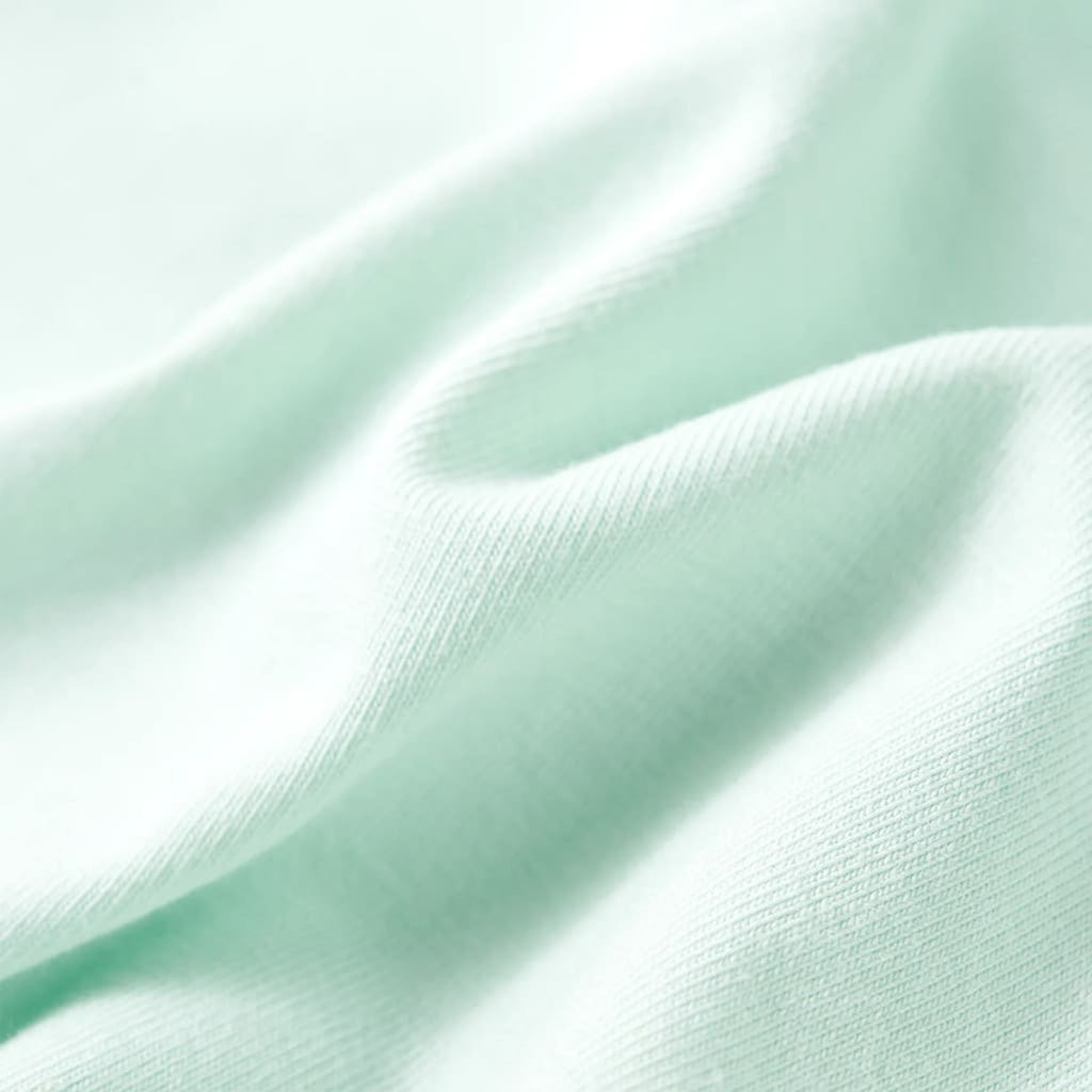 Kids T-Shirt Cotton Light Mint 128 Children's Top Kids Clothing Kids Wear 128