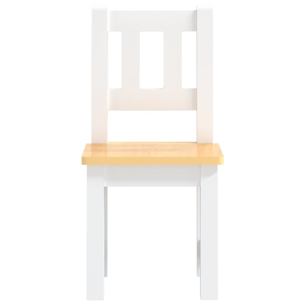 Table Mdf White 60 x 50 x 48 cm Furniture Home Dining Baby Toddler Variant 2