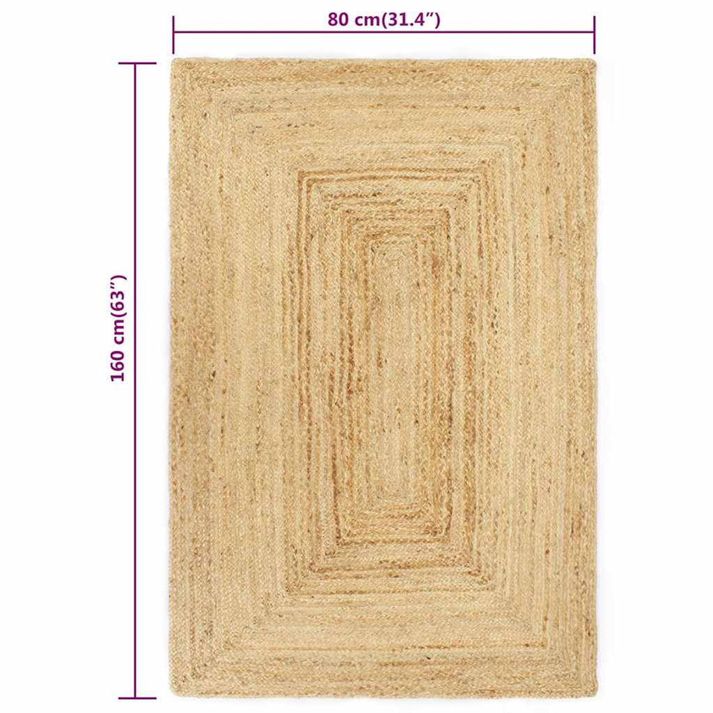 Rug Natural 160 x 80 cm Floor Mat Home Decor Floor Covering Rugs 160x80cm