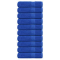 Towel Cotton Blue 140 x 70 cm Bathroom Bath Linen Home Towels 10 pcs Shower