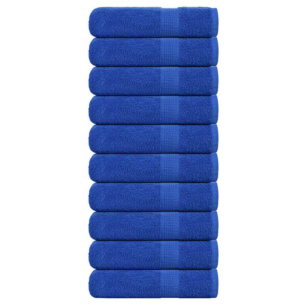 Towel Cotton Blue 140 x 70 cm Bathroom Bath Linen Home Towels 10 pcs Shower