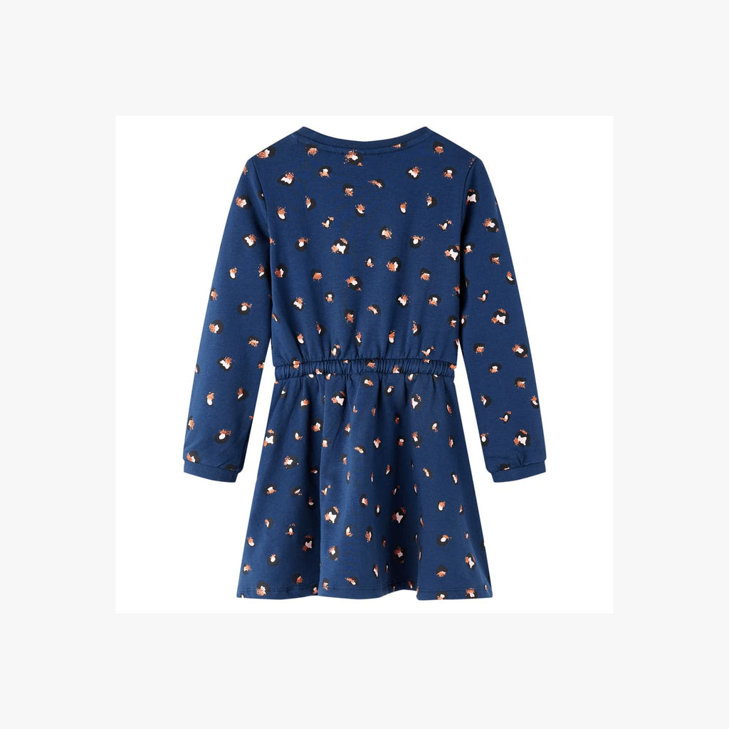 Dress Cotton Navy Blue 140 Kids' Dresses Kids' Dresse Kids'Dress Long 140