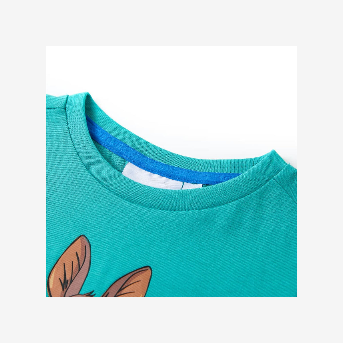 Kids T-Shirt Cotton Dark Mint 128 Children's Top Kids Clothing Kids Wear Short