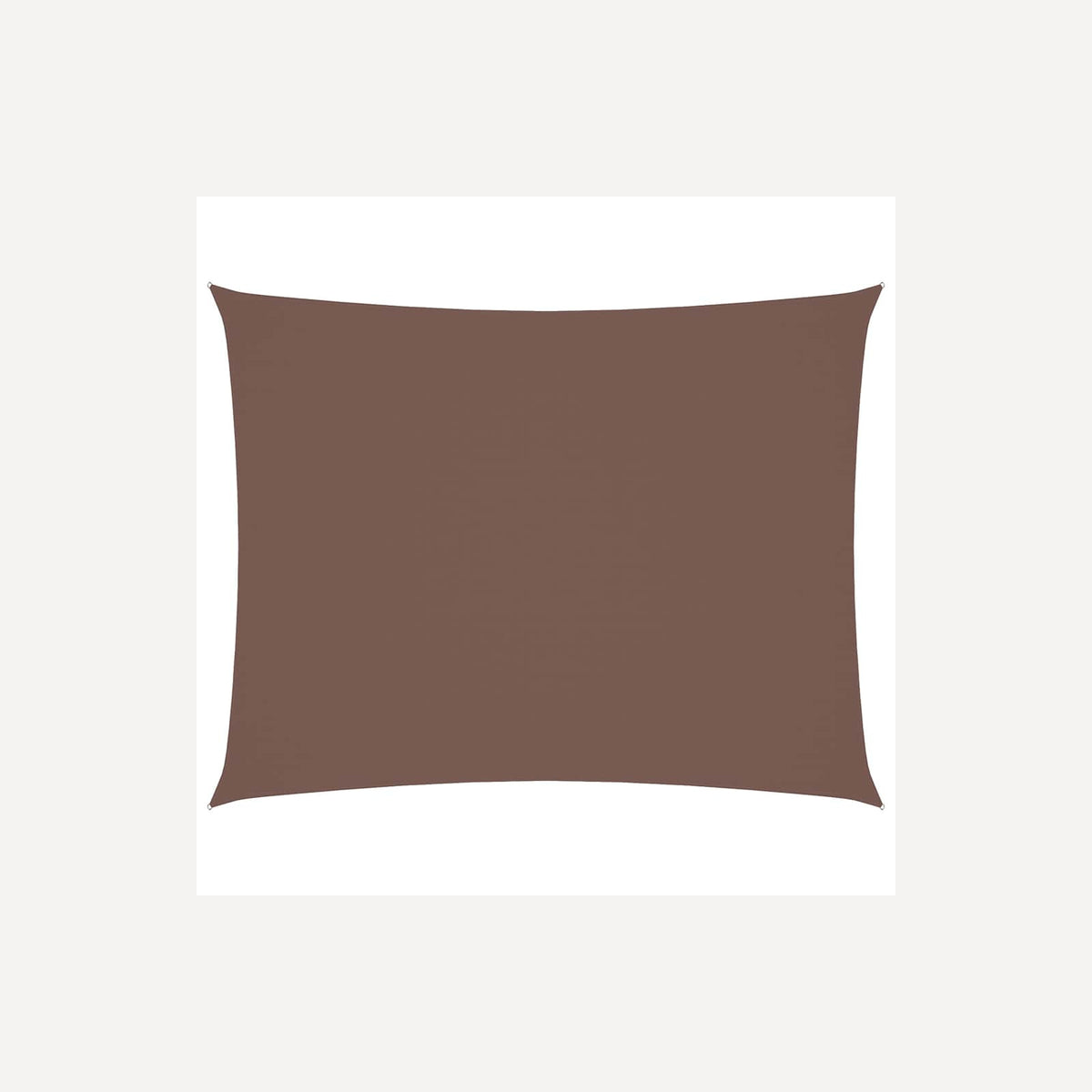Sunshade Sail Oxford Fabric Brown Water Resistant UV Resistant 300 x 450 cm