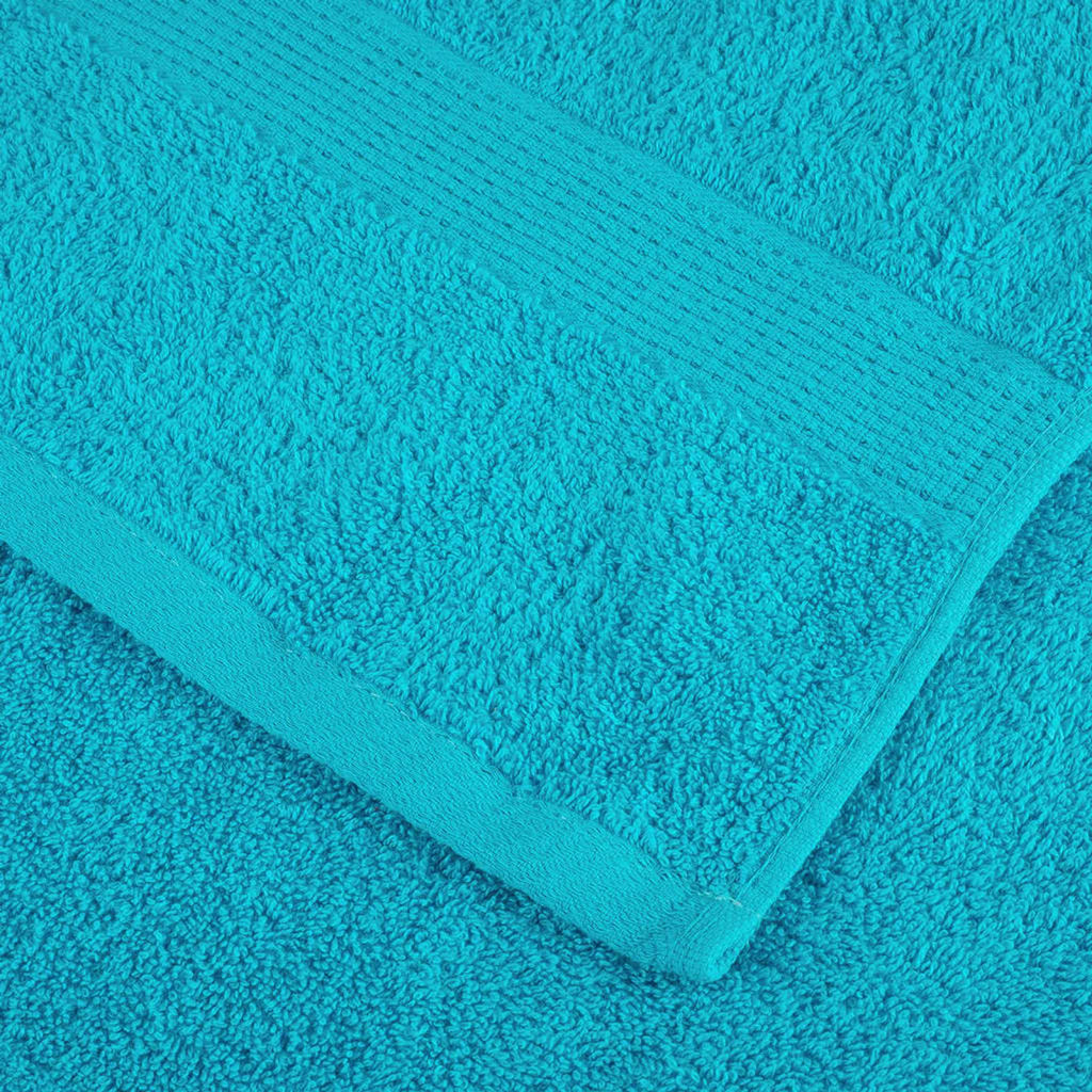 Towel Cotton Turquoise 200 x 100 cm Bathroom Bath Linen Home Towels Variant 2