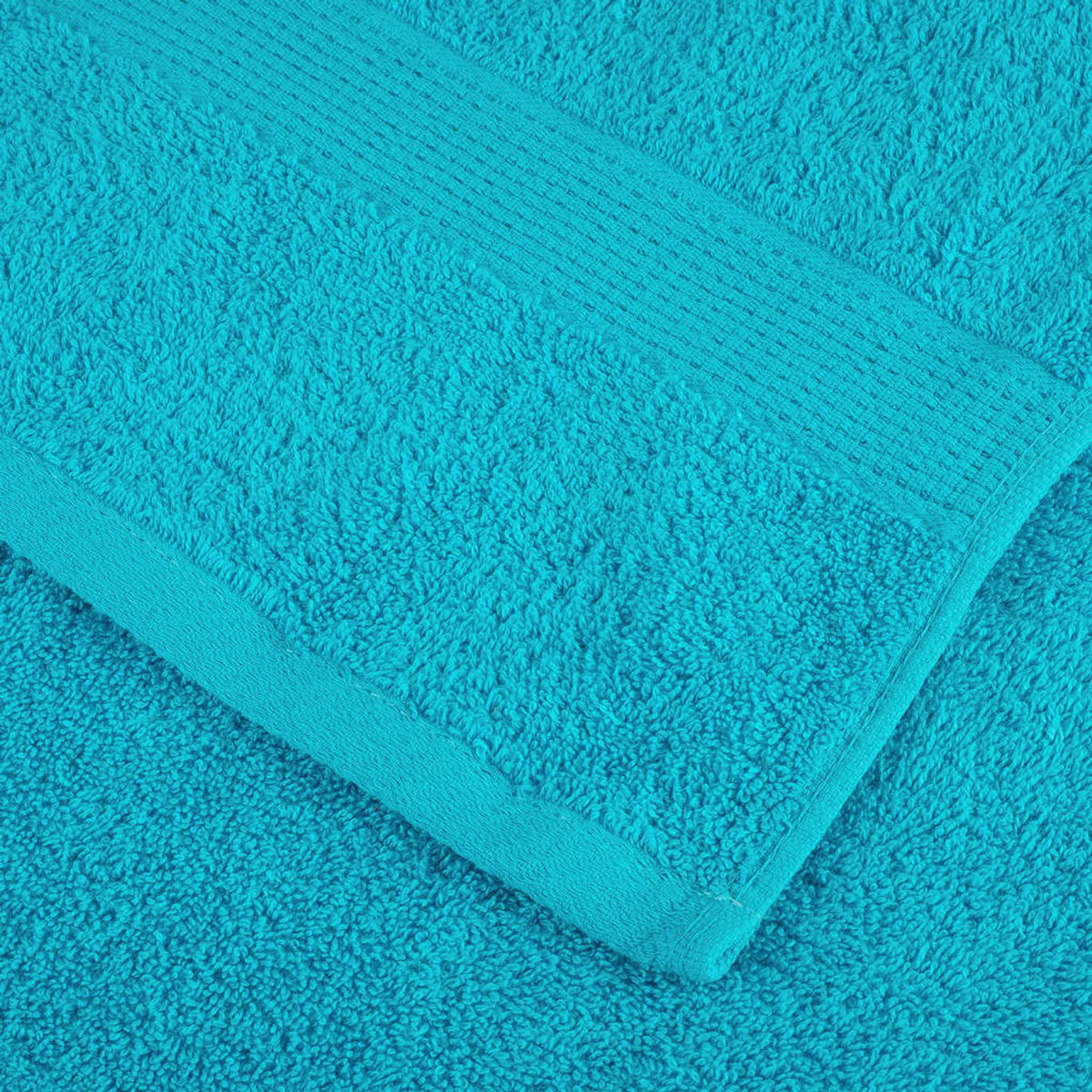 Towel Cotton Turquoise 200 x 100 cm Bathroom Bath Linen Home Towels Variant 2