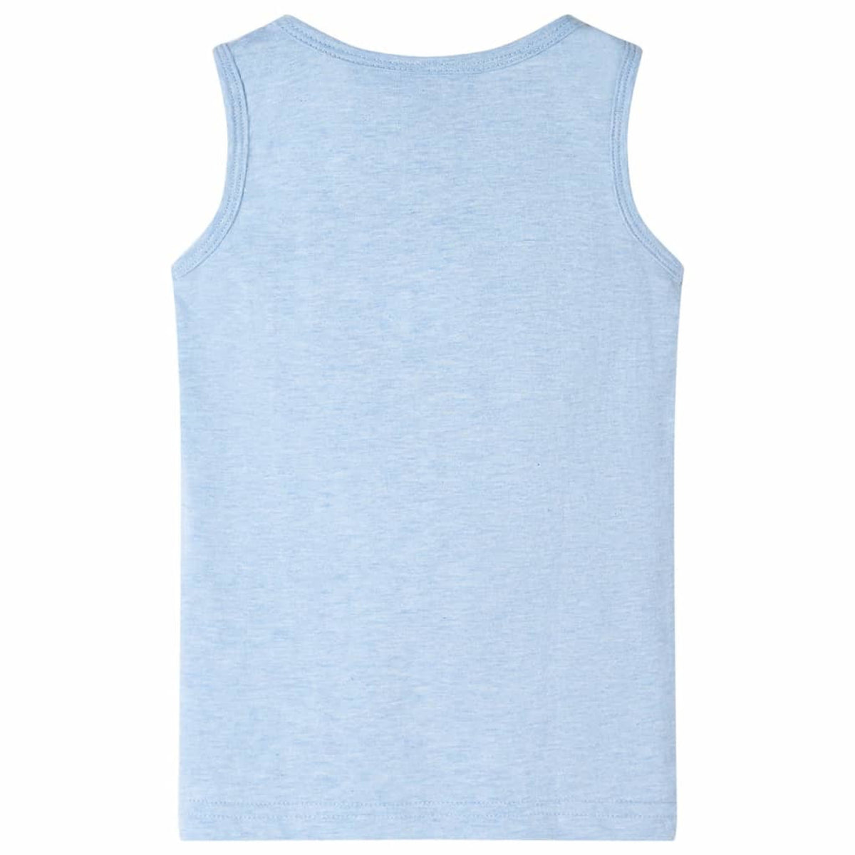 Kids'Tank Top Soft Melange Cotton Soft Blue Melange 104 Kids Clothing Kids'