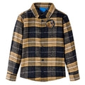 Kids'Plaid Shirt Cotton Yellow 128 Kids Clothing Children's Wear Kids' Tops