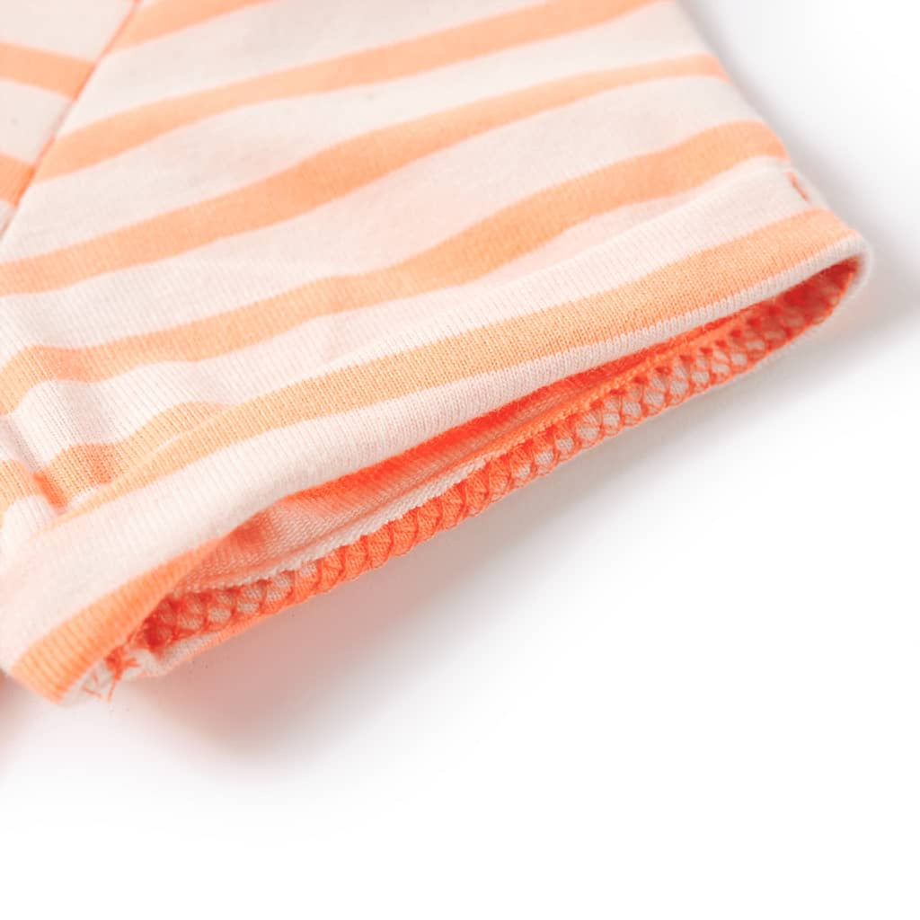 Kids T-Shirt Cotton Neon Orange 104 Children's Top Kids Clothing Variant 2