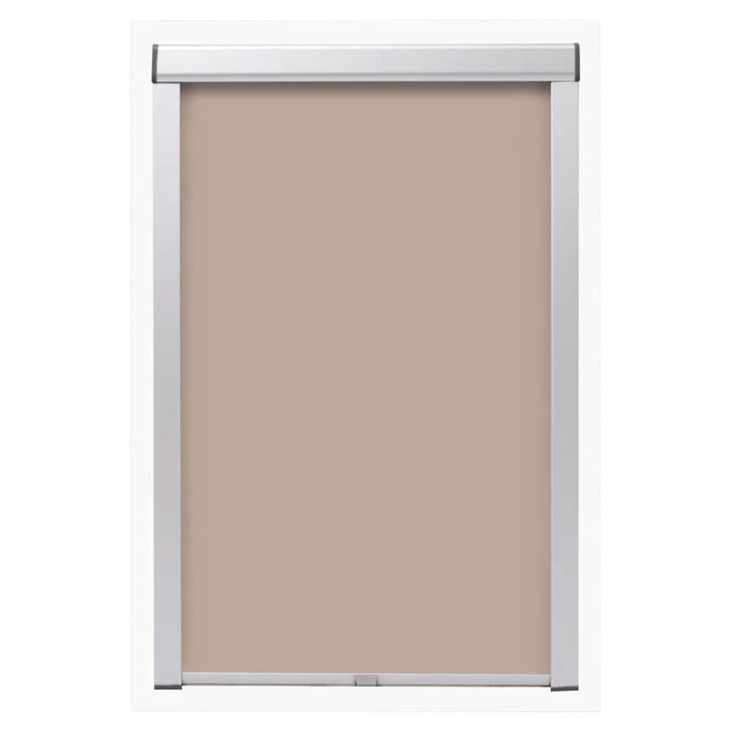 Roller Blind Blackout Fabric Beige 61.3 x 94 cm Window Shade Window Covering
