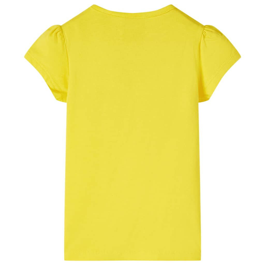 Kids T-Shirt Cotton Yellow 128 Children's Top Kids Clothing Kids Variant 2