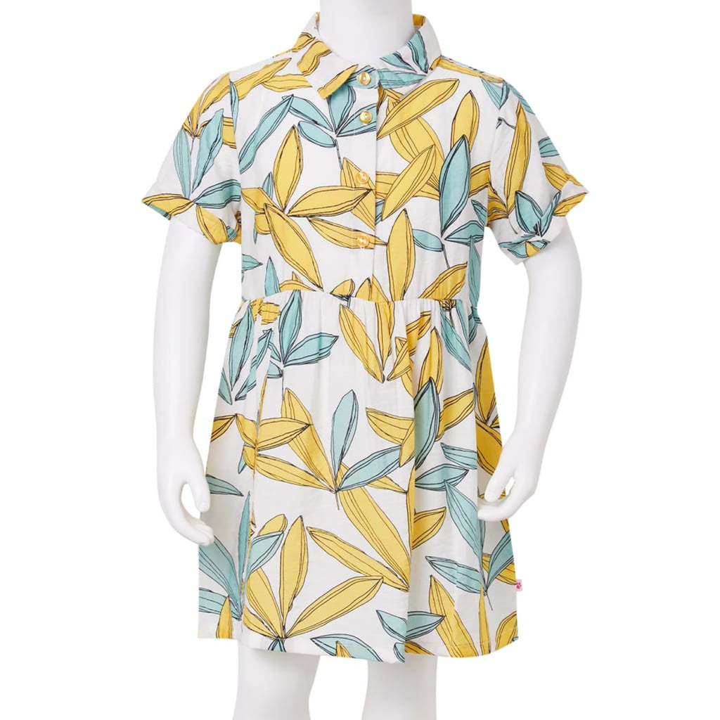 Dress Rayon Ecru 104 Kids' Dresses Kids' Dresse Kids'Dress 104 (suitable for