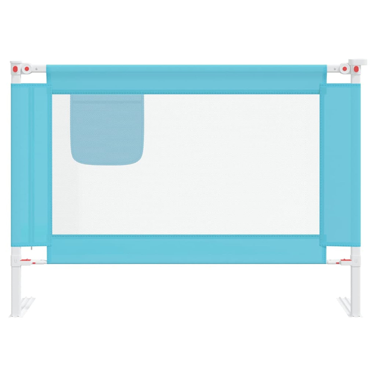 Toddler Safety Bed Rail Fabric (100% Polyester) Blue 90 x 25 x 95 cm Bedguard