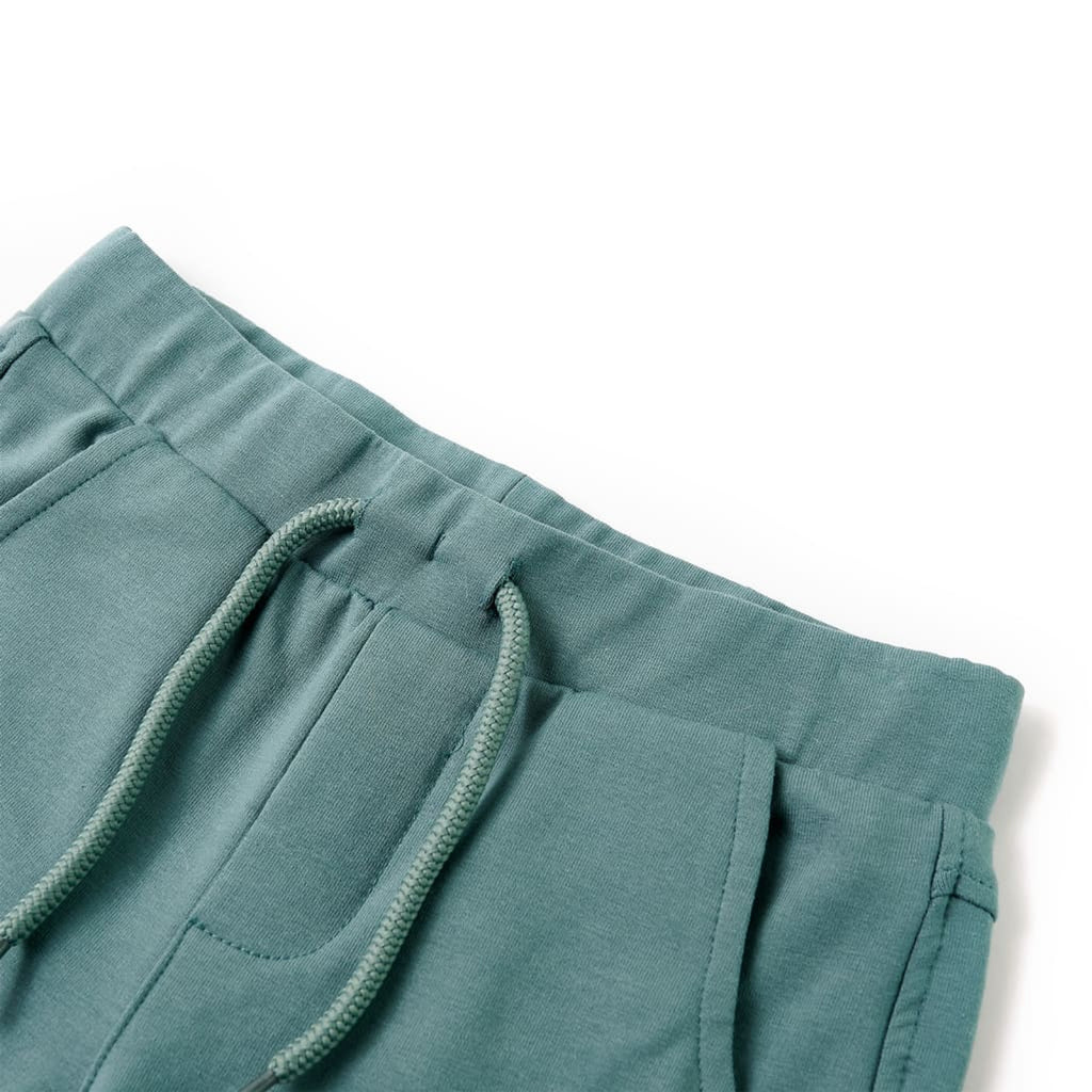Shorts Cotton Old Petrol 140 Kids' Bottoms Kids' Bottom Kids'Shorts Drawstring