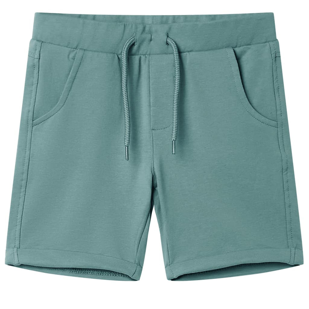 Shorts Cotton Old Petrol 140 Kids' Bottoms Kids' Bottom Kids'Shorts Drawstring