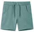 Shorts Cotton Old Petrol 140 Kids' Bottoms Kids' Bottom Kids'Shorts Drawstring