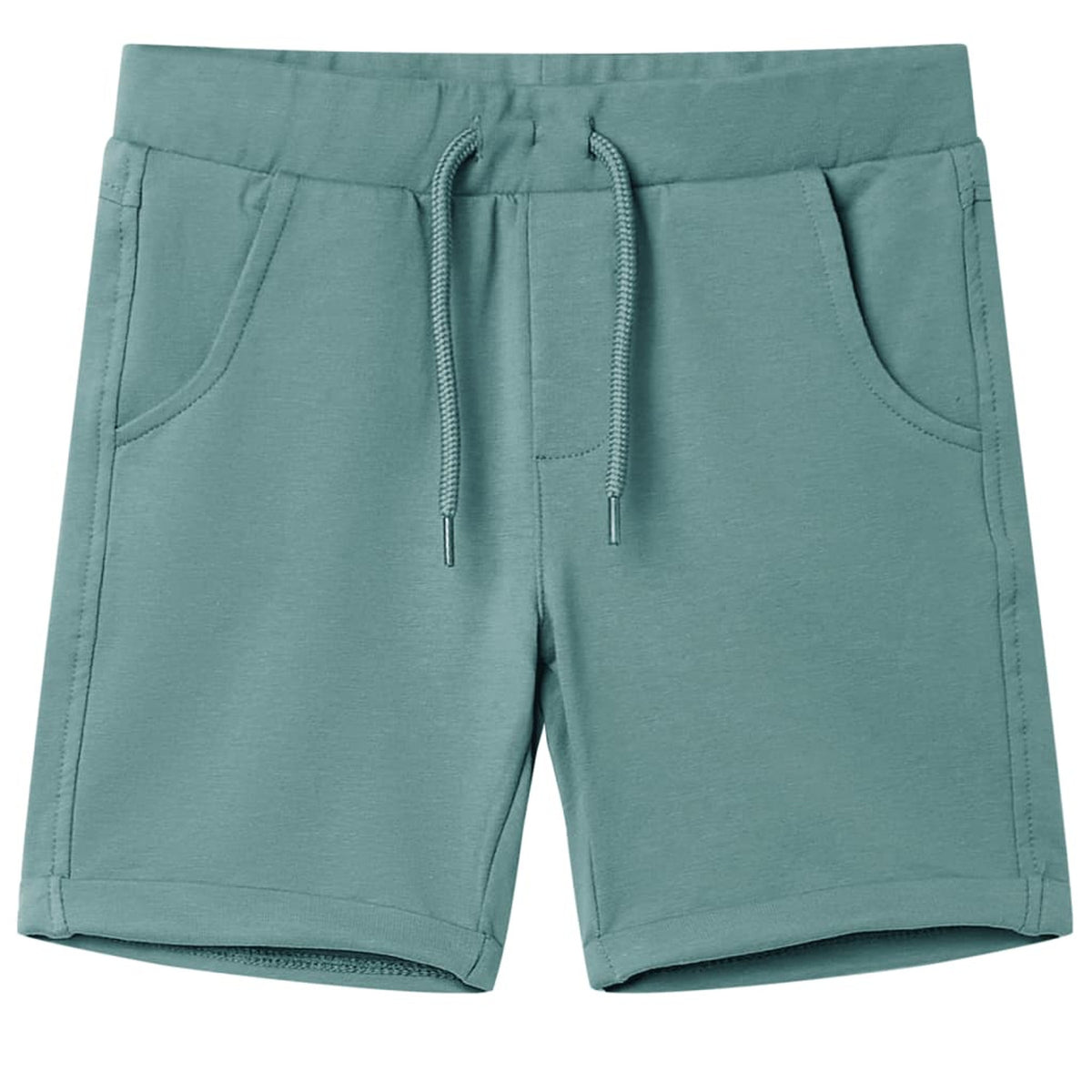 Shorts Cotton Old Petrol 140 Kids' Bottoms Kids' Bottom Kids'Shorts Drawstring
