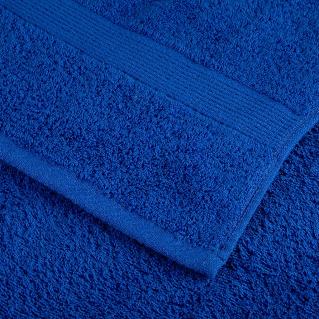 Towel Cotton Blue 200 x 100 cm Bathroom Bath Linen Home Towels 4 pcs SOLUND