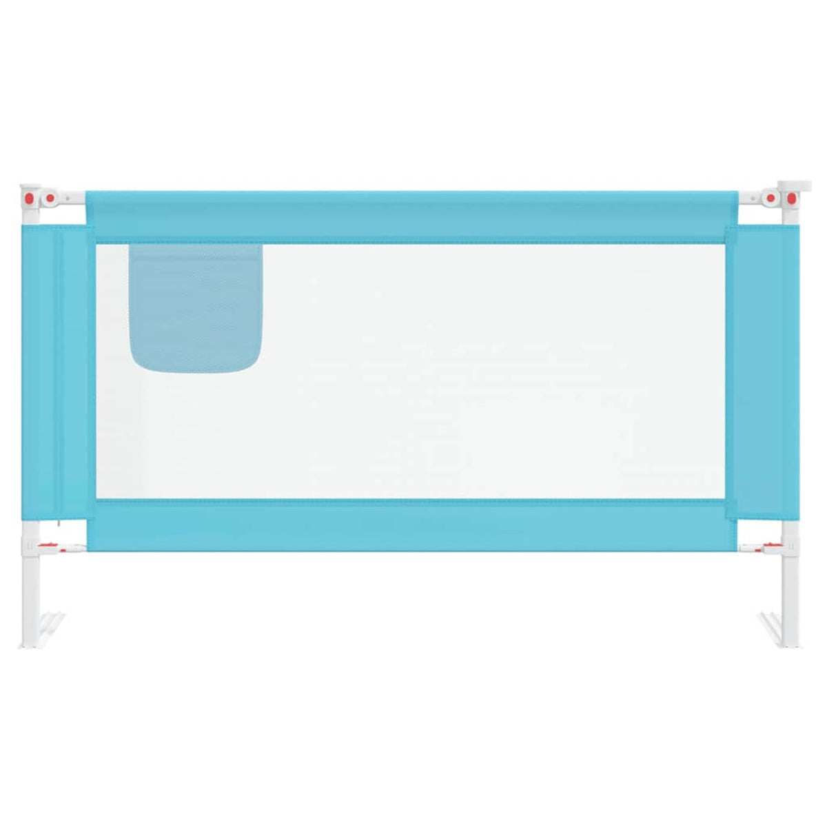 Toddler Safety Bed Rail Fabric (100% Polyester) Blue 140 x 25 x 95 cm Bedguard