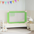 Toddler Safety Bed Rail Fabric (100% Polyester) Green 120 x 25 x 95 cm