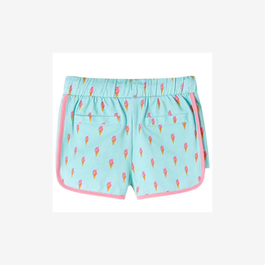 Shorts Cotton Light Mint 128 Kids' Bottoms Kids' Bottom Kids'Shorts Drawstring
