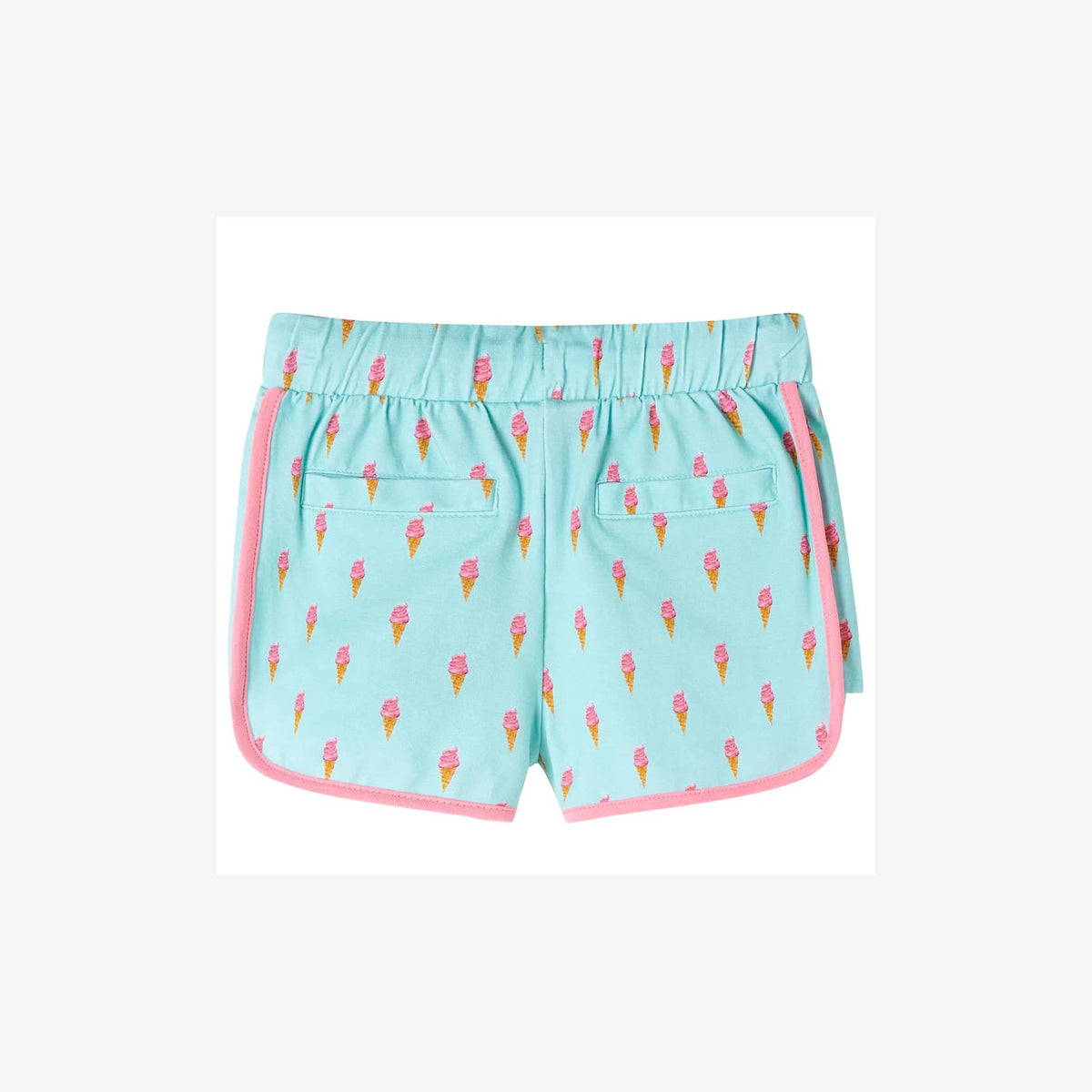 Shorts Cotton Light Mint 128 Kids' Bottoms Kids' Bottom Kids'Shorts Drawstring