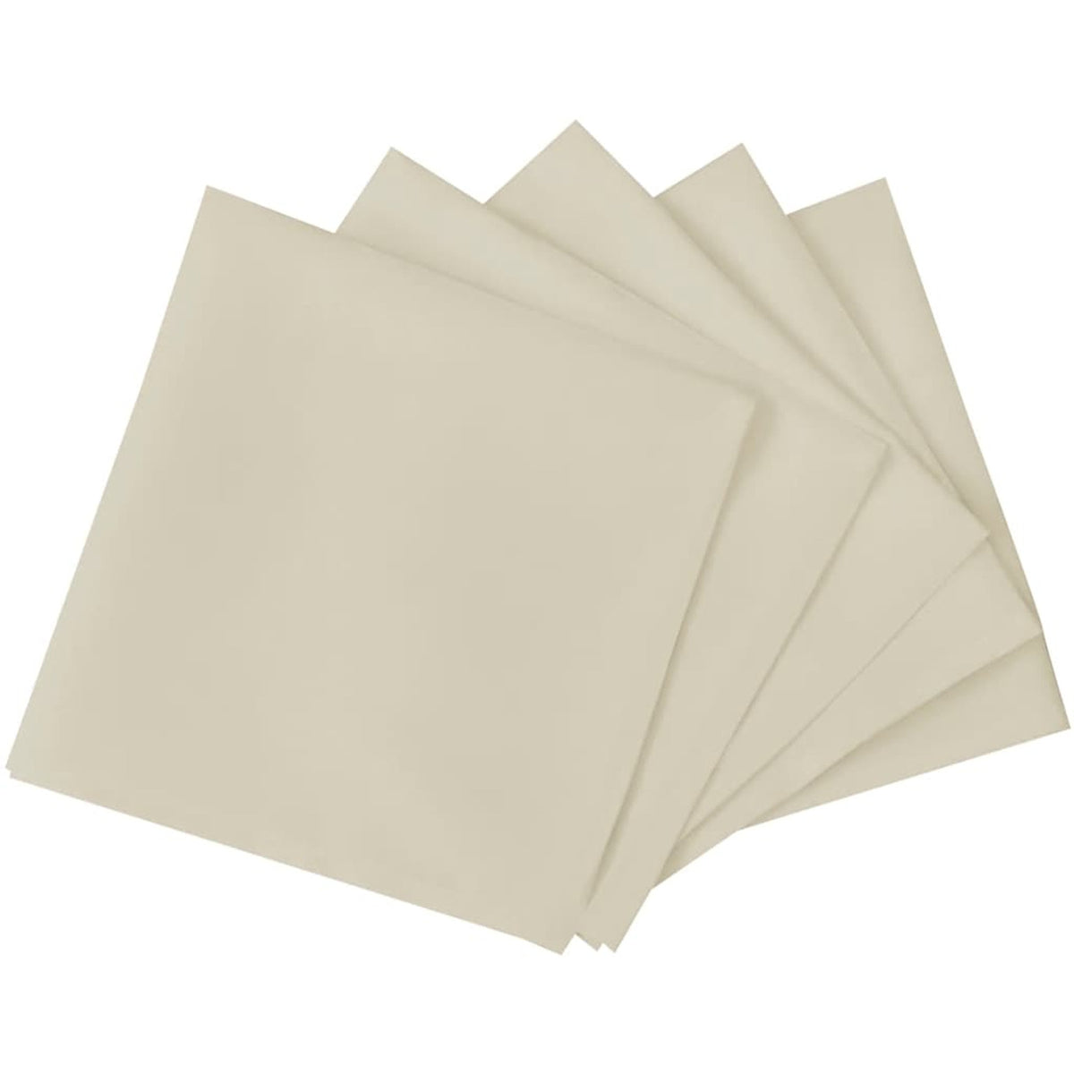 Dinner Napkins Cream 50 x 50 cm Cloth Napkins Cloth Napkin 10 pcs 50x50cm
