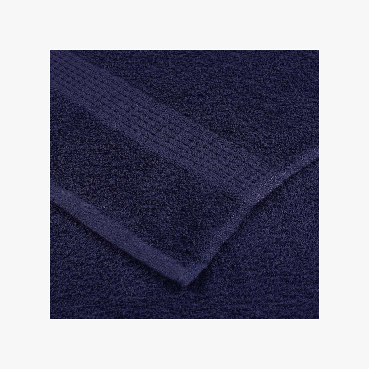 Towel Cotton Navy Blue 30 x 50 cm Bathroom Bath Linen Home Bath Towels 8 Piece