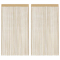 Curtain Fabric Beige 100 x 250 cm Window Dressing Home Furnishings Curtains
