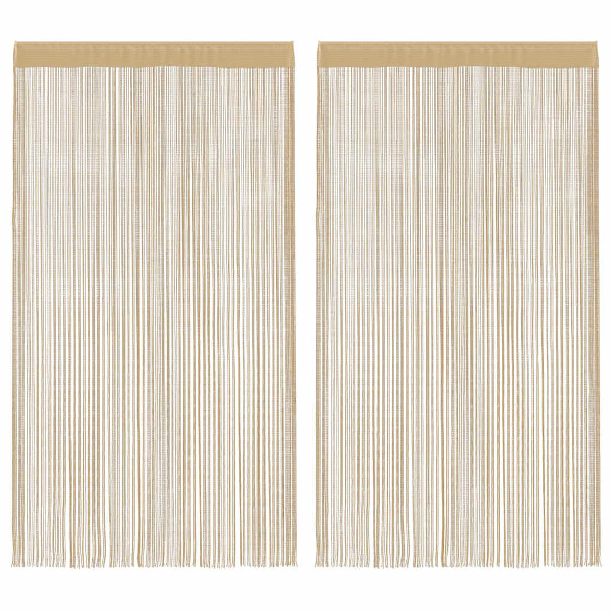 Curtain Fabric Beige 100 x 250 cm Window Dressing Home Furnishings Curtains