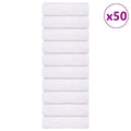 Towel Cotton White 50 x 30 cm Bathroom Bath Linen Home Towels 50 pcs Guest
