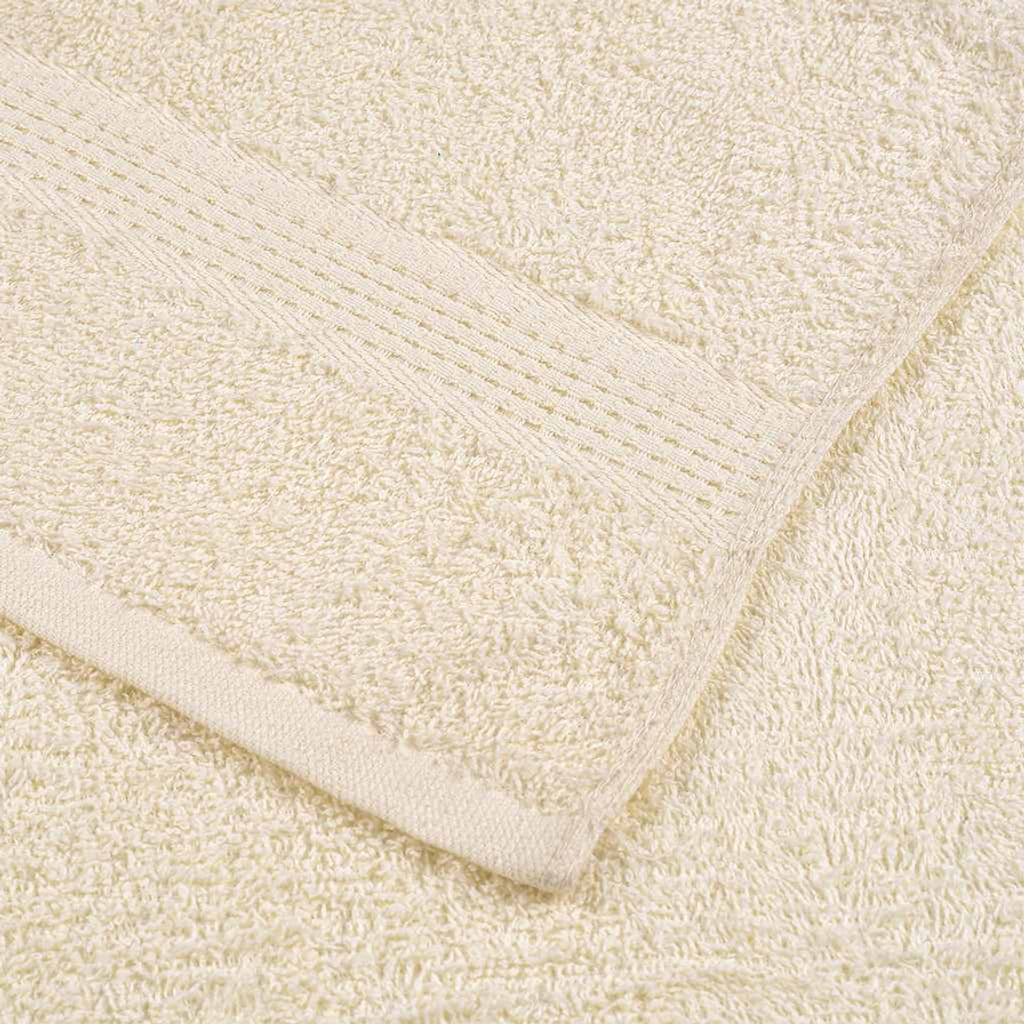 Towel Cotton Cream 200 x 100 cm Bathroom Bath Linen Home Towels 4 pcs FROGN