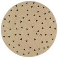 Rug Braided Jute Natural 150 x 150 cm Floor Mat Home Decor Floor Variant 3