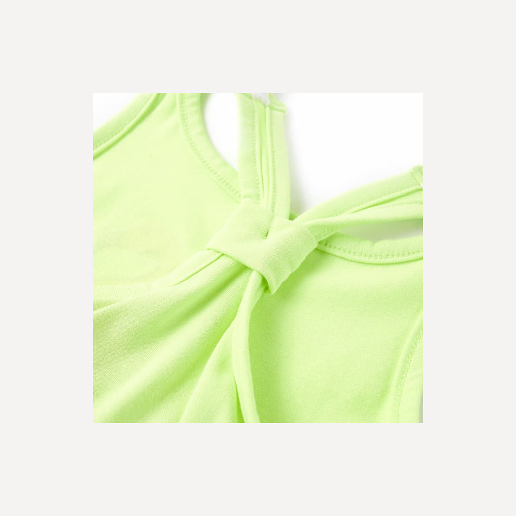 Kids'Tank Top Neon Cotton Neon Yellow 128 Kids Clothing Children's Wear 128