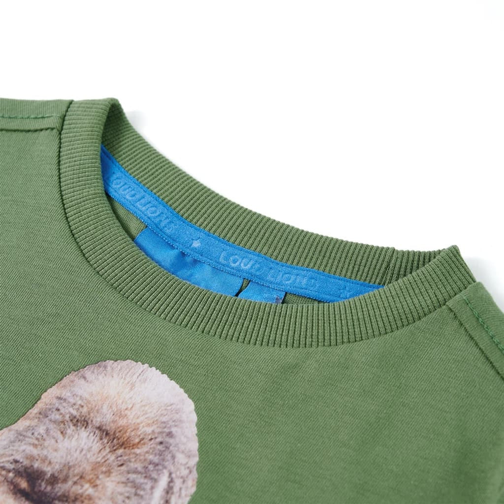 Kids T-Shirt Cotton Light Khaki 128 Children's Top Kids Clothing Variant 5
